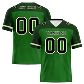 Custom Green Raglan Sleeves Black Personalized Authentic Football Jersey FBJ02-bc0f0ba